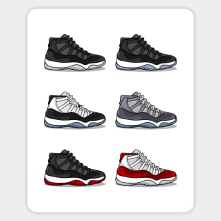 AJ 11 Retro Sneaker Collection Sticker